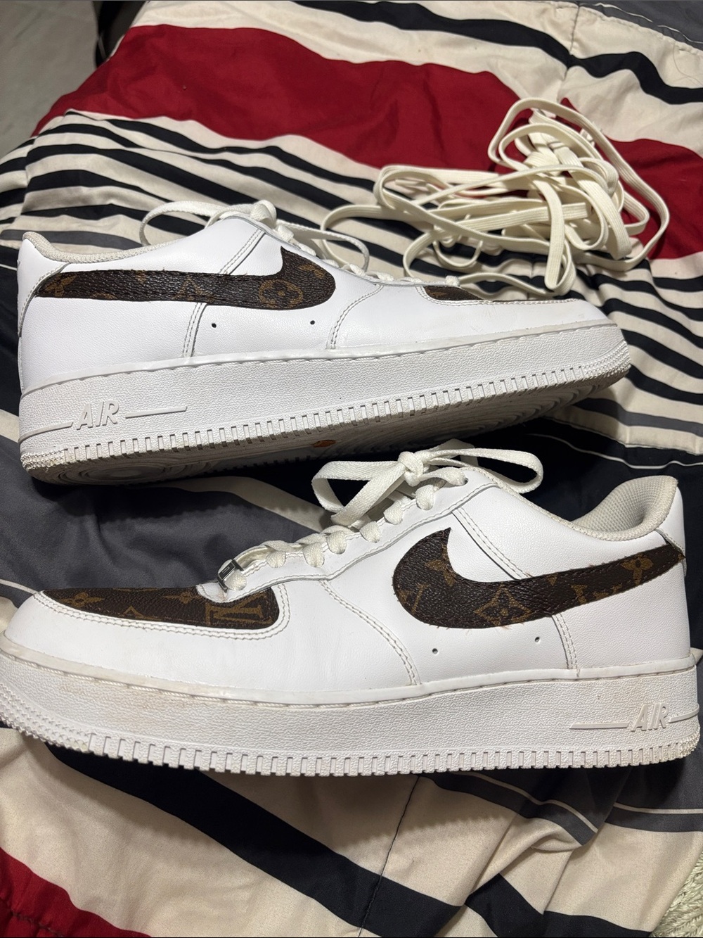 Custom LV Nike Air Force 1 sneakers